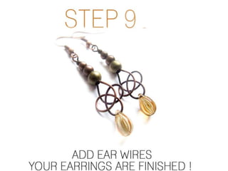 How to make wire wrapped bead earrings? | PPTX
