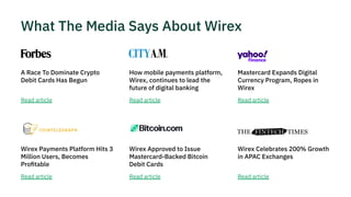 What The Media Says About Wirex
A Race To Dominate Crypto
Debit Cards Has Begun
Read article
How mobile payments platform,...