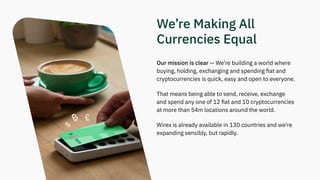 We’re Making All
Currencies Equal
Our mission is clear — We’re building a world where
buying, holding, exchanging and spen...