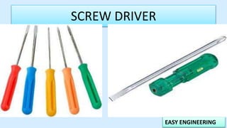 EASY ENGINEERING
SCREW DRIVER
 