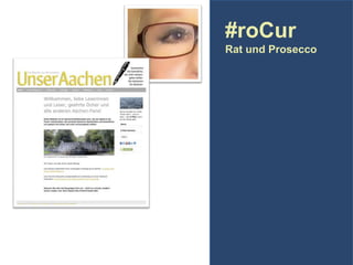 #roCur
Rat und Prosecco

 