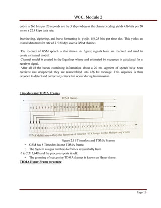Wireless module 2 notes vtu 18ec81 GSM Module | PDF