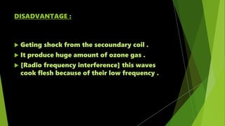 Disadvantages Conduction Wirless power transmission | PPTX