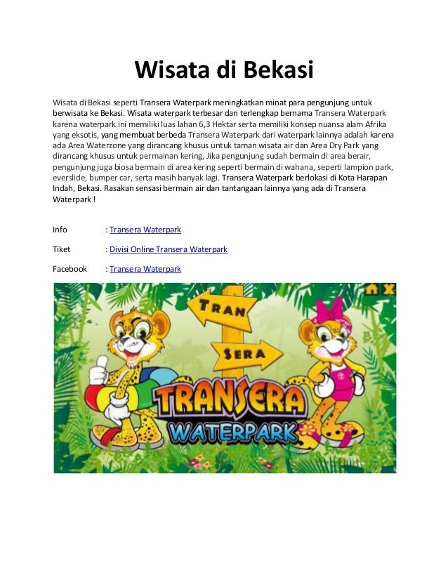 Wisata Di Bekasi Wisata Di Bekasi