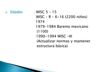 Wisc Ranges Classic WISC-IV (1).ppt