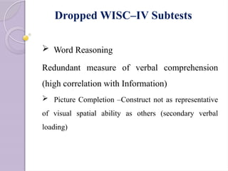Coding Subtest WISC-V. for understanding and mutual learning | PPTX