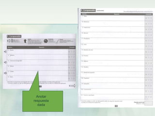 Anotar
respuesta
   dada
 