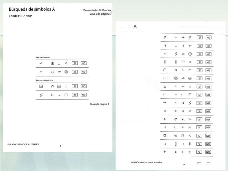 Wisc iv estandarizada 2011