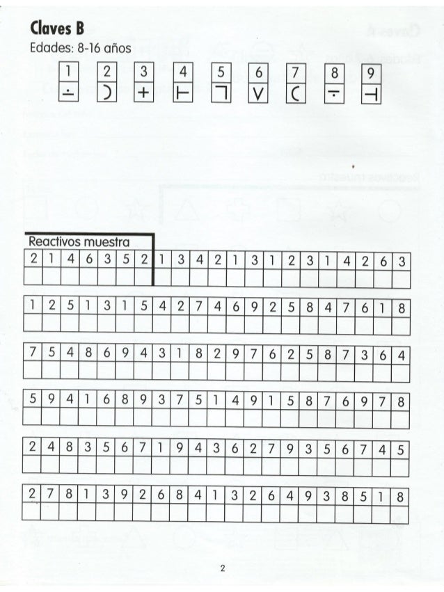 Protocolo de Registro y Anotación del WISC IV incluyendo BUSQUEDA DE