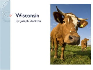 Wisconsin By: Joseph Stockton 