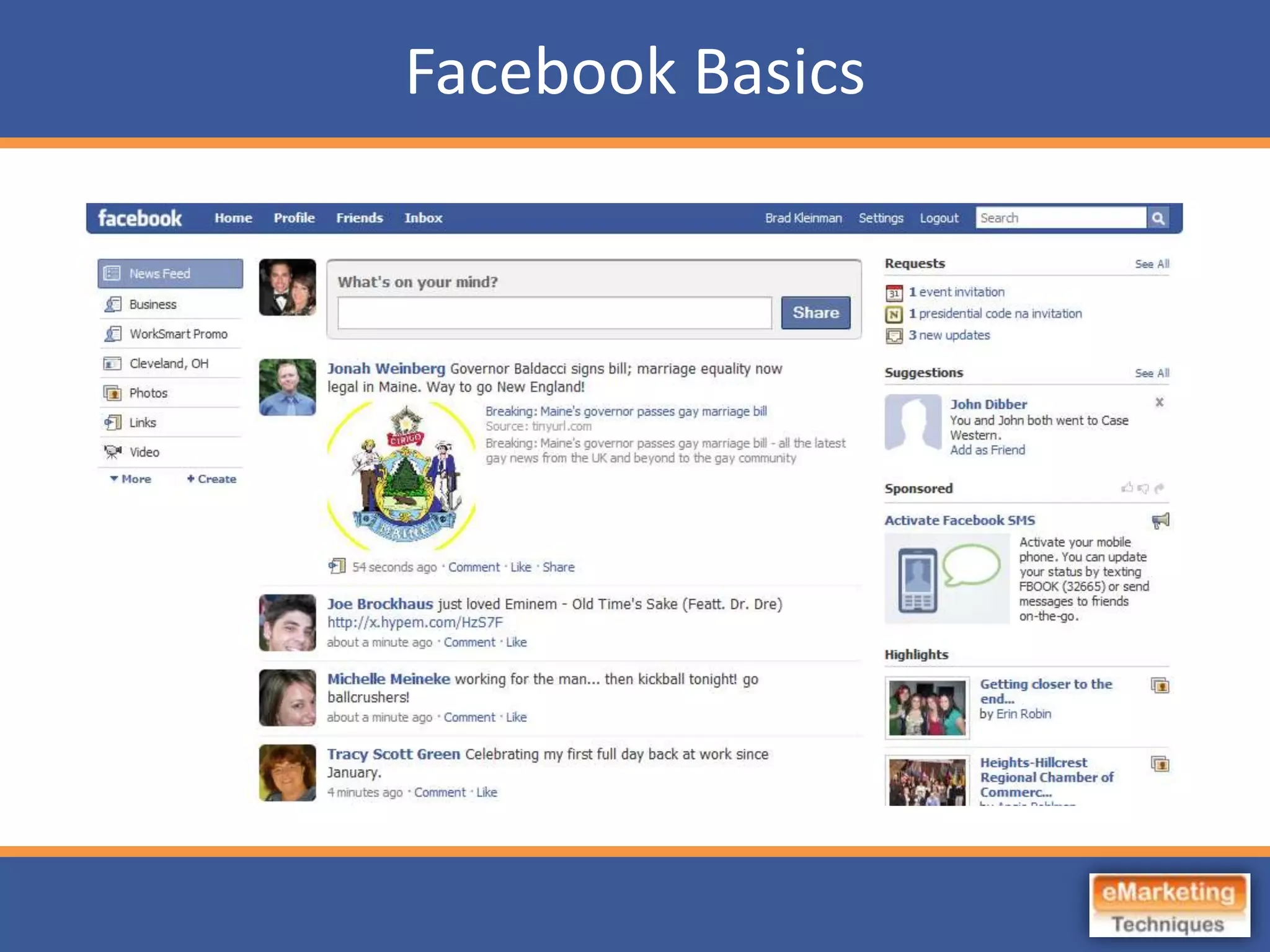 Beachwood Home Office Link - Best Practices in Facebook, LinkedIn and Google