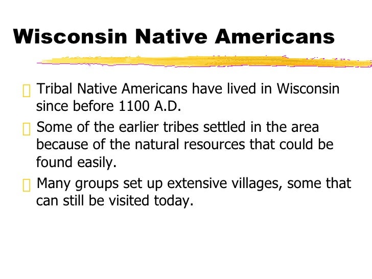 Wisconsin Native Americans