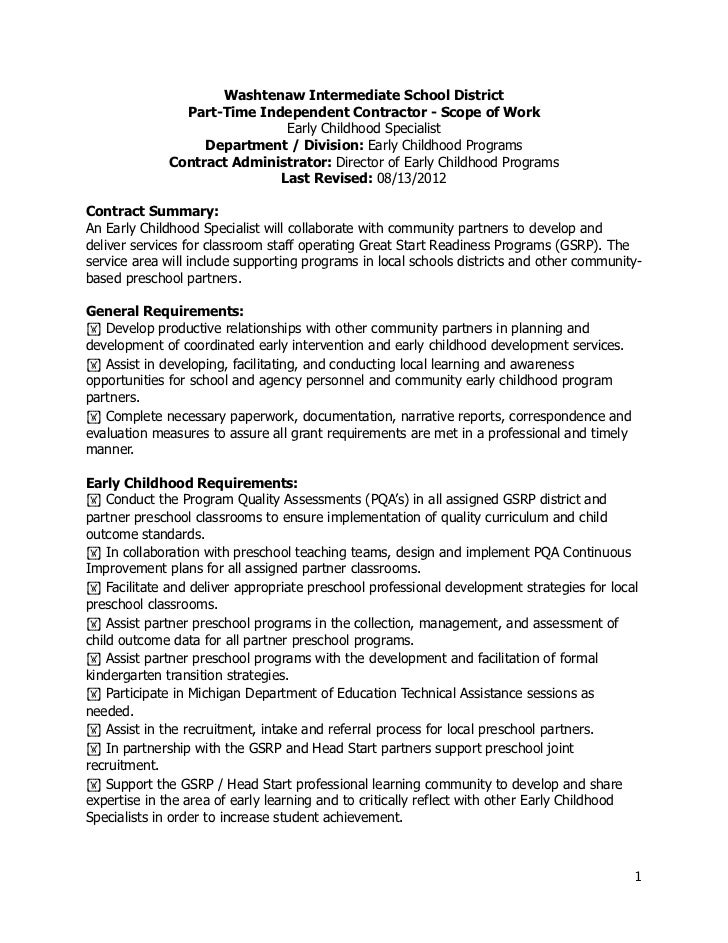 general contractor job description