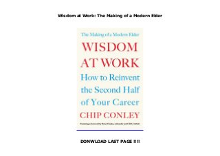 Wisdom at Work: The Making of a Modern Elder
DONWLOAD LAST PAGE !!!!
Wisdom at Work: The Making of a Modern Elder Get Now https://goodreadsb.blogspot.com/?book=0241367719
 