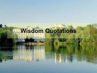 Wisdom Quotations 