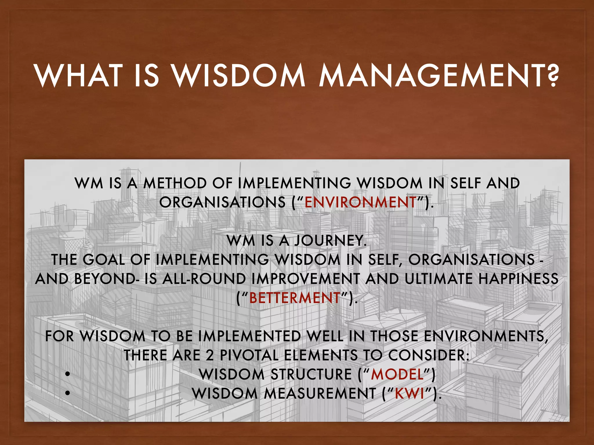 Wisdom Management Model | PDF