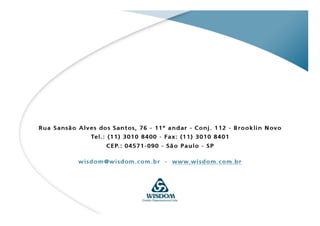 Wisdom Portfolio Portugues Com Capa Adobe