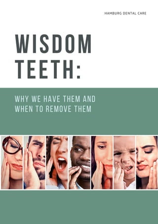 WISDOM
TEETH:
Why We Have Them and
When to Remove Them
HAMBURG DENTAL CARE
 