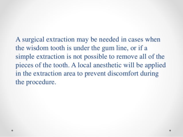tooth aftercare