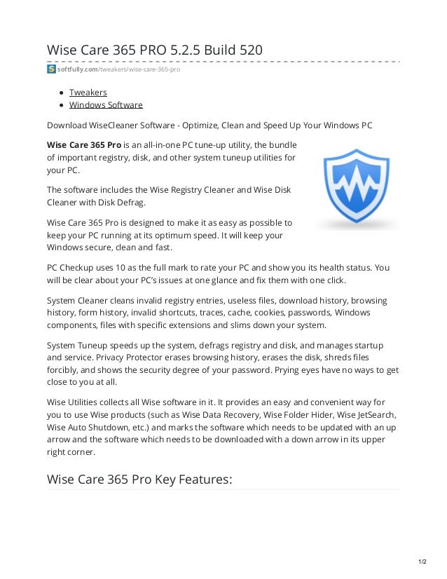 Wise care 365 review pc magazine Wise care 365 review pc magazine