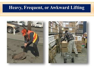 Heavy, Frequent, or Awkward Lifting
 