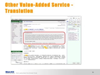 Other Value-Added Service - Translation 