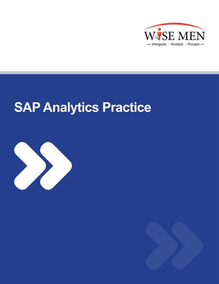 © 2014 Wise Men. All Rights Reserved.
SAP Analytics Practice
 