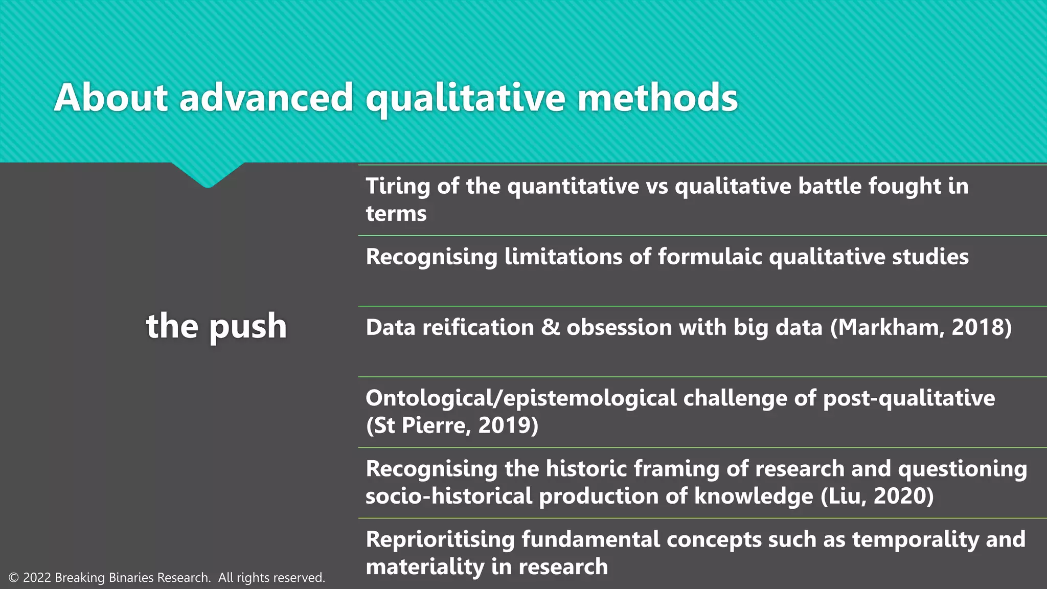 Introduction to Advance Qualitative Methods | PPTX