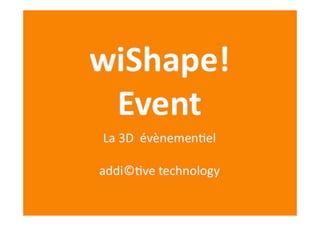 Wishape event