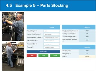 WISHA Lifting Calculator