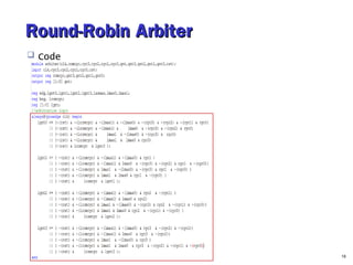RRoouunndd--RRoobbiinn AArrbbiitteerr 
 Code 
16 
 