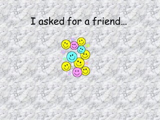 I asked for a friend…   