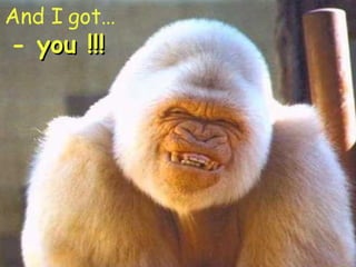 Ka l And I got…  -  you !!! 