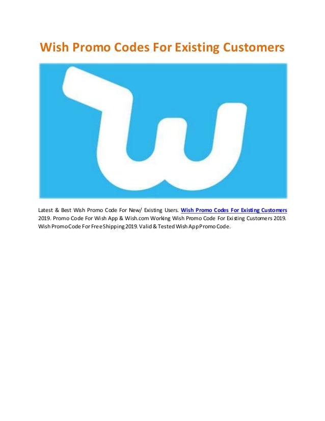 wish new account promo code