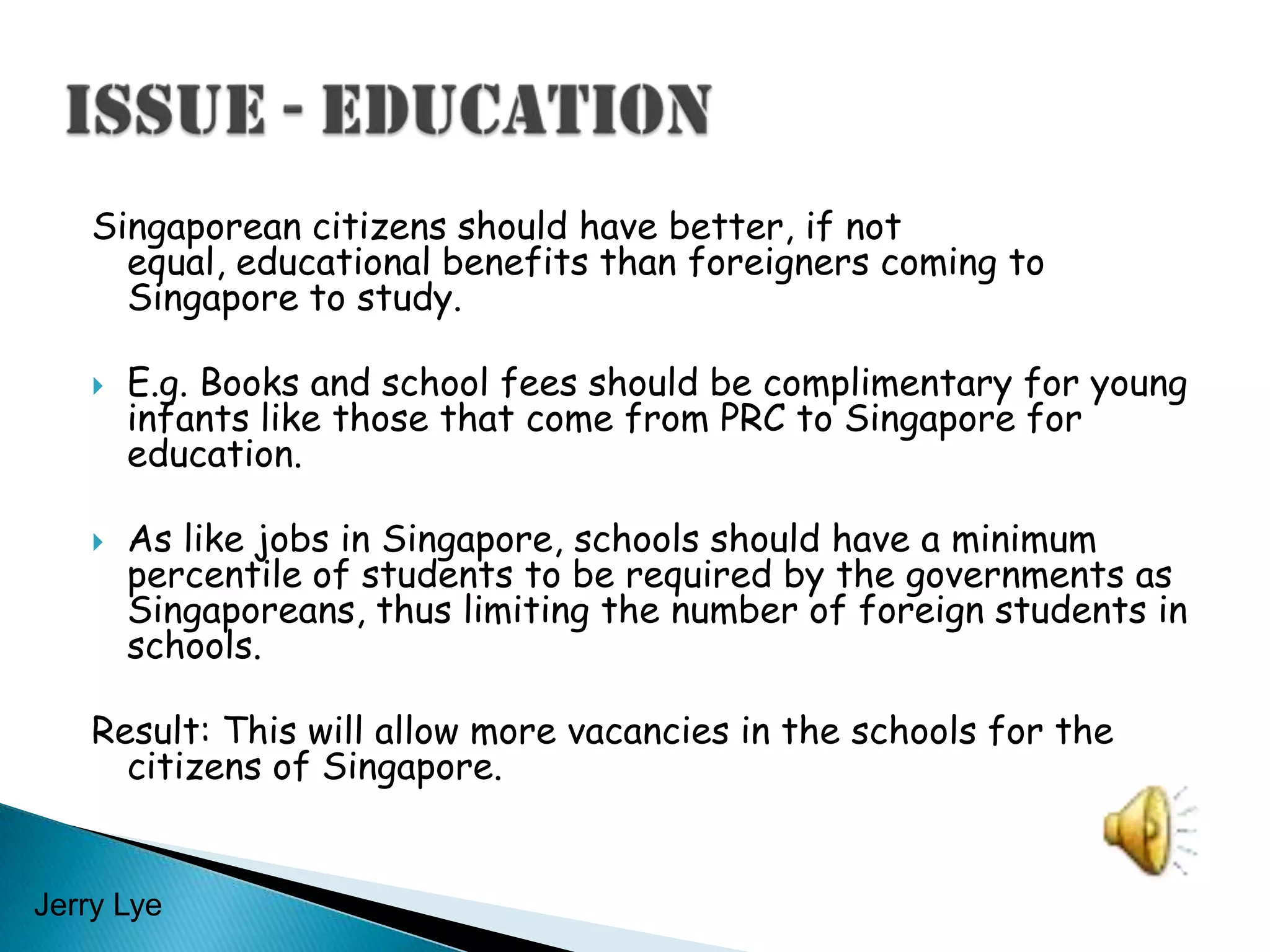  Not interested in becoming a PR in Singapore