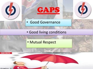 Elements that led to the social fracture in Darfur - Other important factors cont’dPolitical factors. China		-Essence(oil), weapon, ideology  (a 	  form of neo-colonism) 	