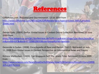 Contact HypothesisBringing people of different races together, to share about their experience, to interact. Learn how to appreciate each other benefits and misfortunes.