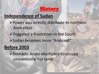 Triggered a frustration in the South.