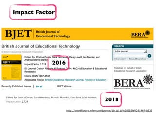 Impact Factor
http://onlinelibrary.wiley.com/journal/10.1111/%28ISSN%291467-8535
2016
2018
 