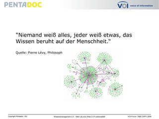 “Niemand weiß alles, jeder weiß etwas, das Wissen beruht auf der Menschheit.“Quelle: Pierre Lévy, Philosoph