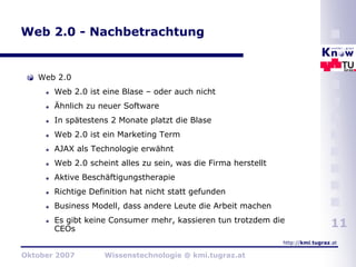 Wissenstechnologie 2007 - I