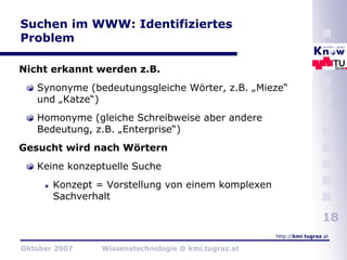 Wissenstechnologie 2007 - I