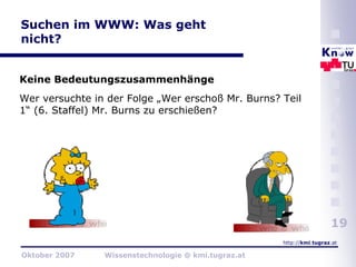 Wissenstechnologie 2007 - I