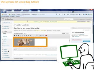 Wie schreibe ich einen Blog-Artikel?
 
