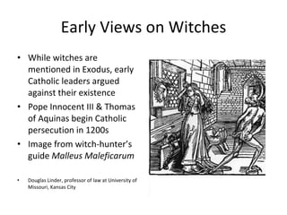 catholic witch hunts