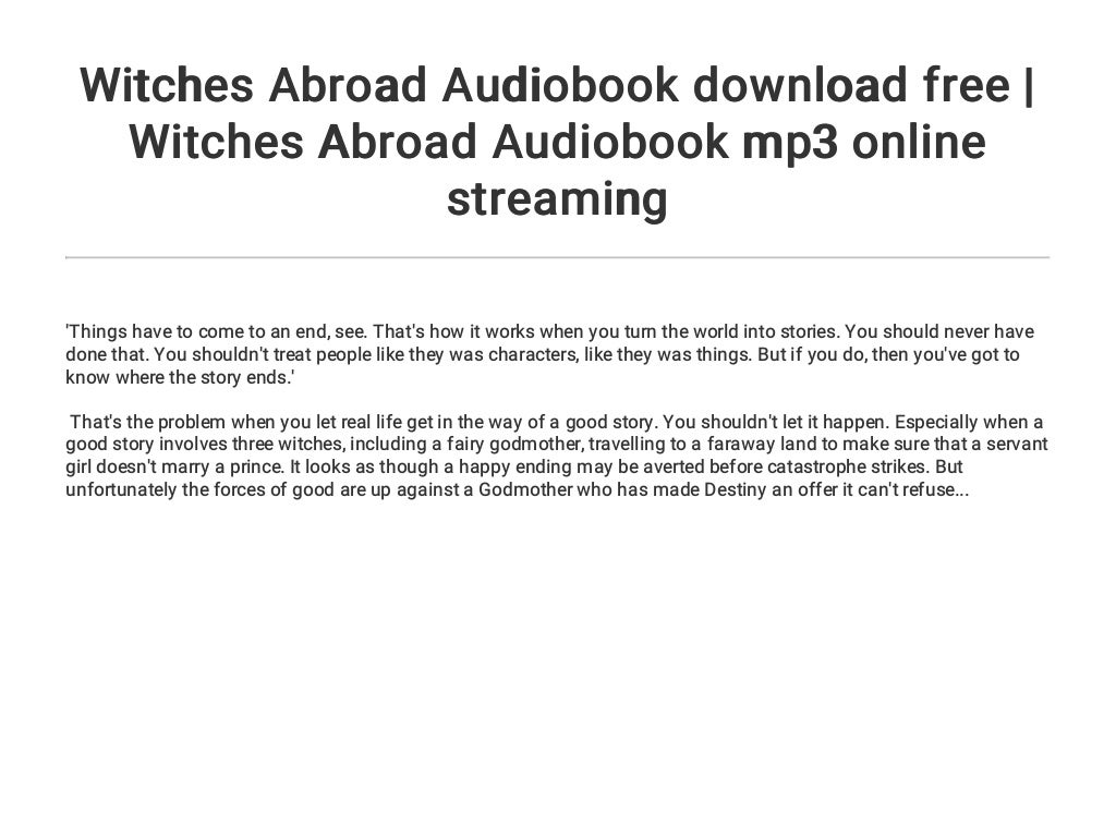 download witches abroad audiobook download witches abroad audiobook