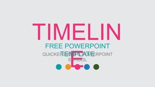 TIMELIN
E
FREE POWERPOINT
TEMPLATEQUICKERSWEB & POWERPOINT
SCHOOL
 