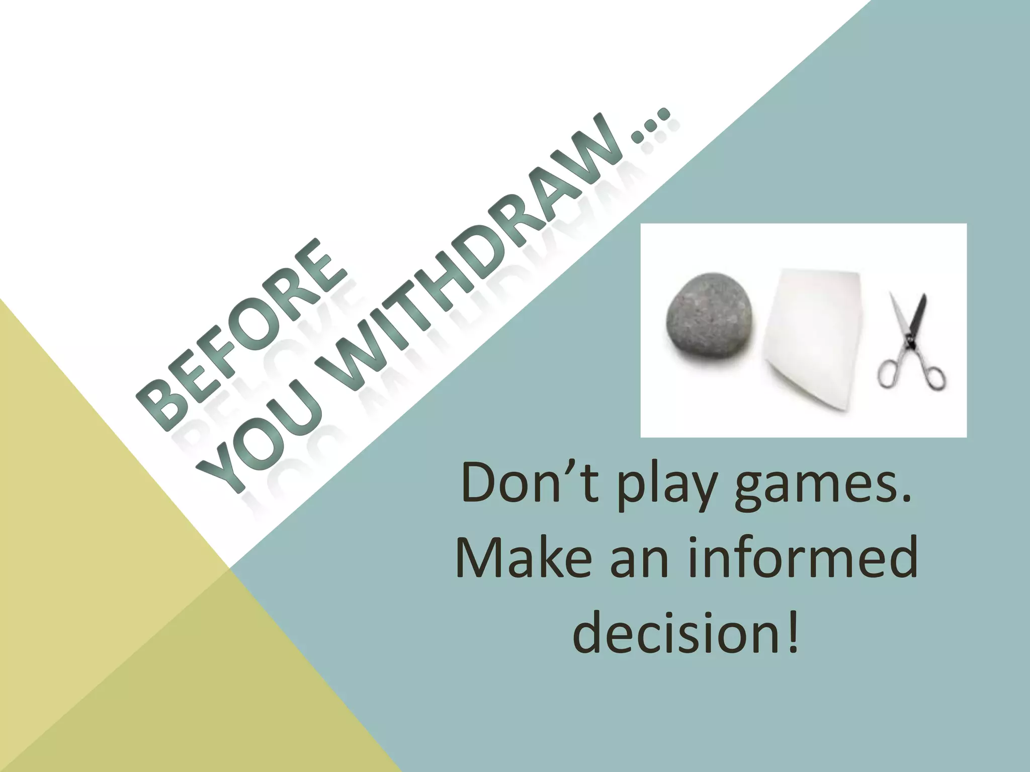 CONSYour academic timetableYou may not complete your program when expected.