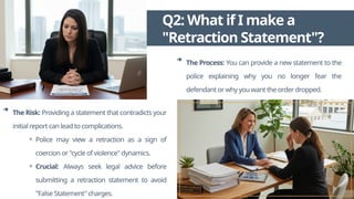 Retraction Statement Examples Withdrawing Police AVOs 6 Popular Questions Answered.pptx