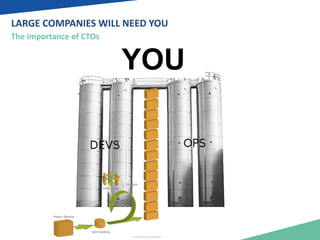 LARGE COMPANIES WILL NEED YOU 
The importance of CTOs 
YOU 
 